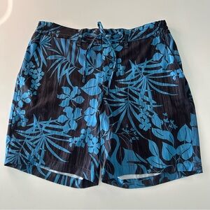 Robert Graham Blue Floral Men's Swim Shorts